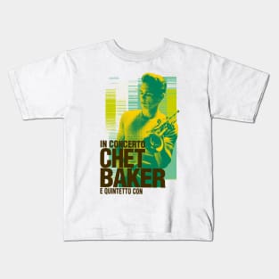 Chet Baker concert graphic Kids T-Shirt